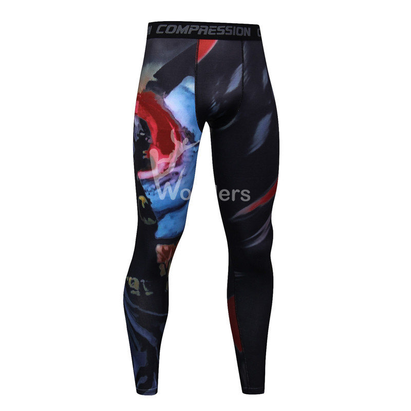 Men's Printed Skins Compression Leggings Gym Tights