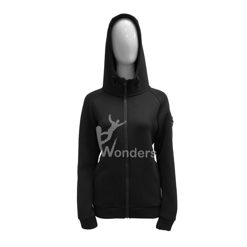 Women's Full Zip Up Pullover Hoodies Sweatshirts Sandwich Hoodie Jacket