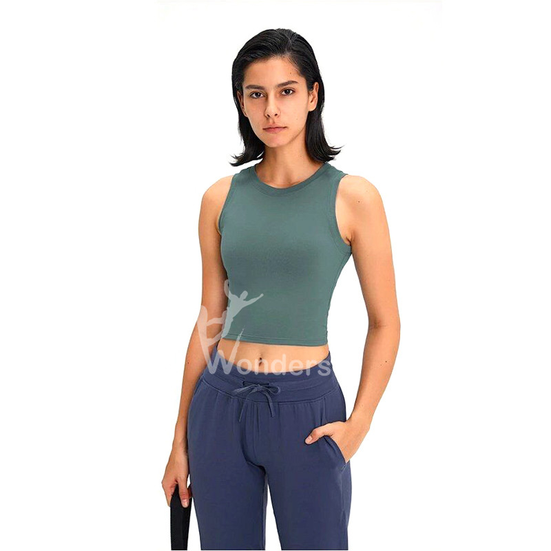 Women Round Neck Running Tank Tops Small Sleeveless Vest