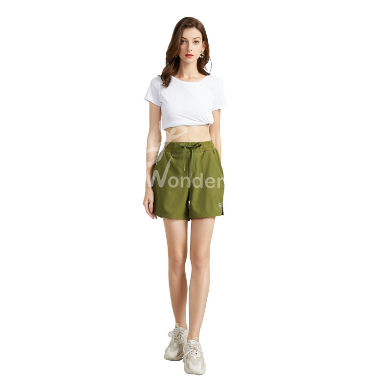 Quick Dry Running Windproof Hiking Pants Women's Stretch Workout Shorts OEM